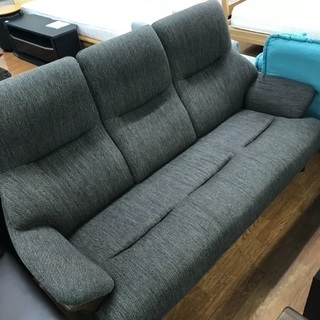 ソファ 木枠付き ハイバックソファー 背もたれが高いので疲れにくい！