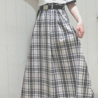 W Closet ダブルクローゼット チェックロングスカート ミキティ 園田の服 ファッションの中古 古着あげます 譲ります ジモティーで不用品の処分