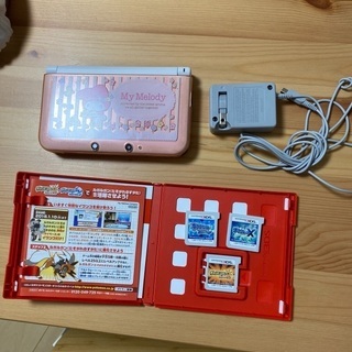 3DS本体、充電器、ソフト3つ