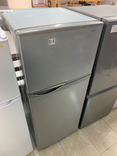 シャープ　2ドア冷蔵庫　１１８L　２０１２年製　SJ-H12W