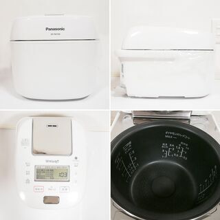 新品使用品】Panasonic SR-PW109-W 5.5合