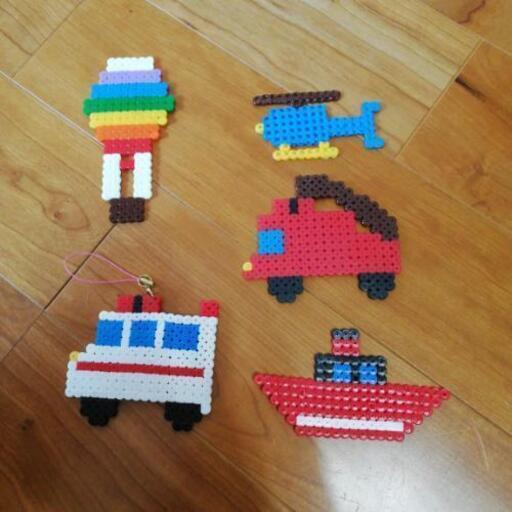 アイロンビーズの乗り物セット ふみまろ 印場のおもちゃの中古あげます 譲ります ジモティーで不用品の処分