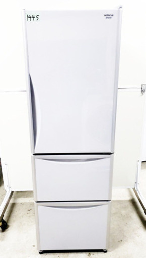 ‼️大容量‼️1445番 日立✨ノンフロン冷凍冷蔵庫✨R-S37CMV‼️