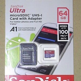 マイクロＳＤカード microSDXC 64GB 100MB/s...