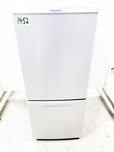 1452番 Panasonic✨ノンフロン冷凍冷蔵庫✨NR-B145W-S‼️