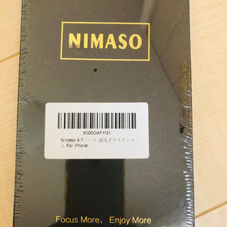 未使用　NIMASO 4.7インチ　強化ガラスフィルム　2枚　i...