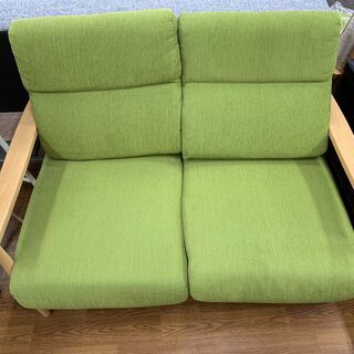 ニトリ 2人掛けソファー グリーン 売場展開中！！！