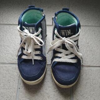 エドウィン靴19センチ ひでちゃん 吉備真備の子供用品の中古あげます 譲ります ジモティーで不用品の処分