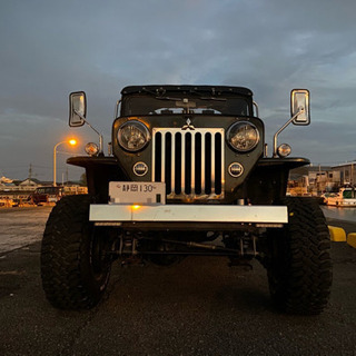 三菱ジープ　特注品ステンレス製鏡面グリルカバー