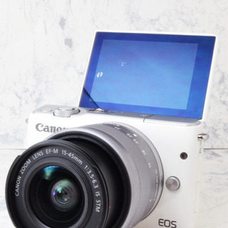 ❤️人気ホワイト❤️Wi-Fi &自撮り❤️Canon EOS M10 ❤️人気ホワイト❤️Wi-Fi &自撮り❤️Canon EOS M10