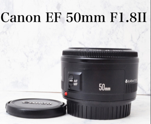 キャノン単焦点 レンズ Canon EF50mm F1.8 ii ボケ味 - レンズ(単焦点)