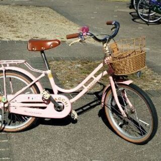 子供用自転車　ハッチ　18インチ　ピンク