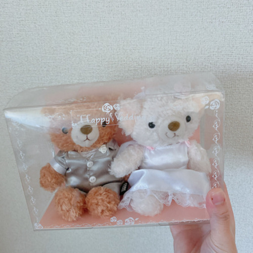 結婚祝い くまのぬいぐるみ タキシード ドレス うさこ 誉田の家具の中古あげます 譲ります ジモティーで不用品の処分