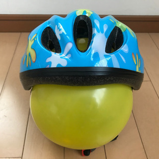 新品　子供用　ジュニア用　ヘルメット　水色　48〜58センチ