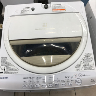 東芝 AW-6G2 洗濯機 2015年 中古品 6Kg