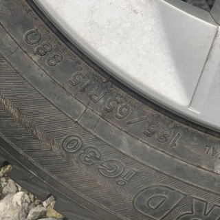 プリウス用のスタッドレスタイヤ付きホイール4本セットです‼️