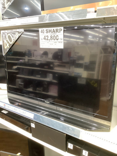 ブルーレイ付液晶テレビ　40インチ　SHARP 2015年製　LC-40R30