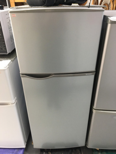 シャープ　118ℓ 2ドア　冷凍冷蔵庫　2017年製