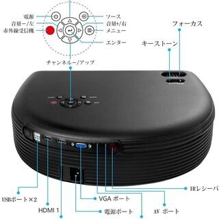ELEPHAS CL760 LED プロジェクター 3300lm 1080PフルHD対応