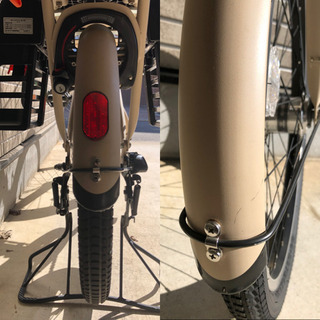 自転車 ブリヂストン トートBOX large サンドベージュ