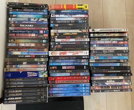 海外DVDプレーヤー(パイオニア) と海外DVD(スターウォーズなど)セット