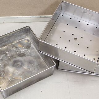 業務用 角蒸し器 5段ステンレス製 角型 せいろ(J760wY)