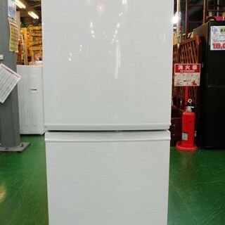 シャープ 2ドア冷蔵庫 SJ-D14D 2018年製。 清掃・動作確認済。当店の保証