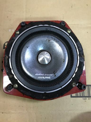中古品 16cm コンポーネント 2ウェイスピーカー アルパイン Alpine スズメバチ 八尾南のカーオーディオの中古 あげます 譲ります ジモティーで不用品の処分