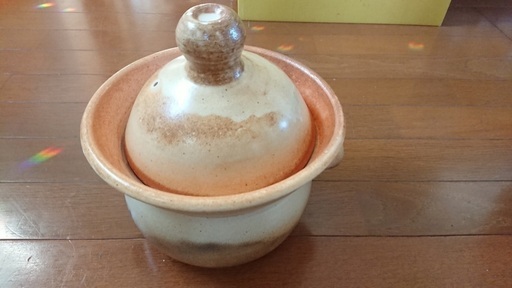 中古）山の工房村 半睡窯炊飯釜 未使用品】 山の工房
