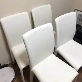 レザーダイニングチェア4脚 FUJIEI✩売りますの画像
