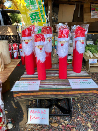 クリスマス(X'Mas)丸太サンタ