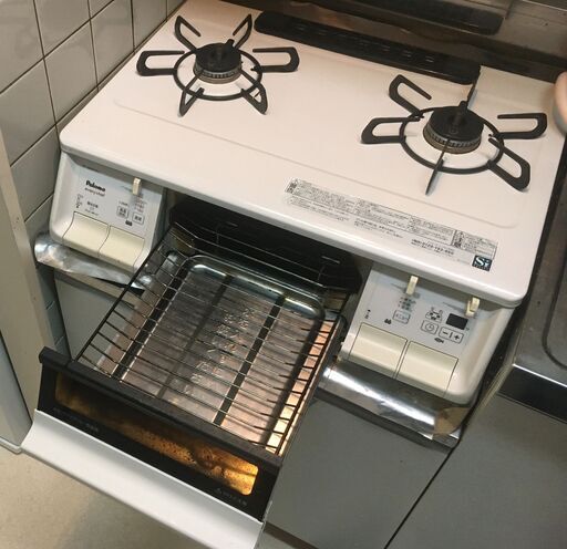 パロマ エブリシェフ(EVERYCHEF) ガスコンロ 色：ホワイト