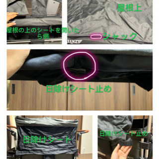 keenz（moov）双子ベビーカー。