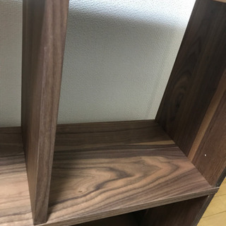値下げ】無印 スタッキングシェルフ ウォールナット 5×2