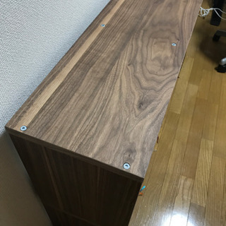 家具 【値下げ】無印 スタッキングシェルフ ウォールナット 5×2