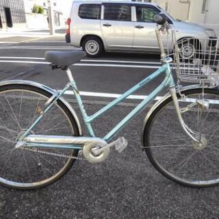 中古自転車1242 前後タイヤ新品！ ブリヂストン シングルスター  