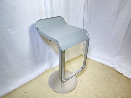 ラパルマ　カウンターチェア　レムスツール　珍しいシルバーメタル　中古 ラパルマ / lapalma レム / LEM シリーズ カウンターチェア スツール