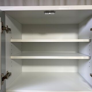 レンジボード 高橋木工所 白 収納棚 キッチン収納 食器棚 中古品 レンジボード 高橋木工所 白 収納棚 キッチン収納 食器棚 中古品