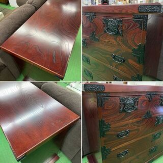 美品【 高級家具 】飛鳥工芸家具 欅材 車箪笥 民芸家具 衣装箪笥 美品【 高級家具 】飛鳥工芸家具 欅材 車箪笥 民芸家具 衣装箪笥