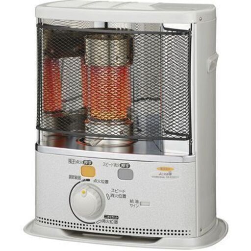 20B0422 5 札幌 未使用 コロナ ポータブル石油ストーブ SX-E2811Y エレガンスホワイト 灯油ストーブ 暖房