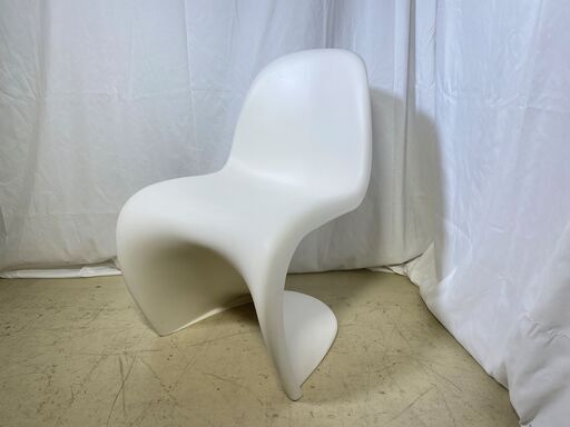 激安大特価！ PantonChair パントンチェア 中古品① 白 ホワイト