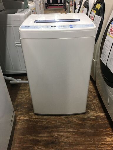 H019　AQUA 洗濯容量6.0kg洗濯機　AQW-S60D　年内自社配達無料！