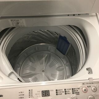 H020　Panasonic 洗濯容量6.0kg洗濯機　NA-F60B13 高年式　美品です　年内自社配達無料！