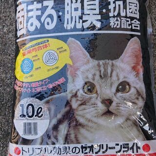 猫砂 ｾﾞｵｸﾘｰﾝﾗｲﾄ 10L