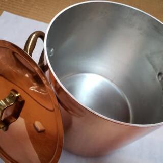 新品、未使用品　銅　寸胴鍋