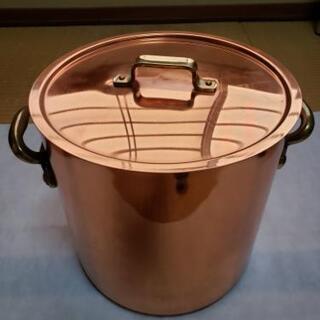 新品、未使用品　銅　寸胴鍋