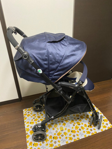 コンビ　ベビーカー　スゴカル　4キャス　コンパクト　エッグショック　HH シリウスネイビー