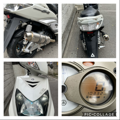 訳あり】ヤマハ シグナスXSR 124cc 10332km 台湾製 逆輸入車 インプレ