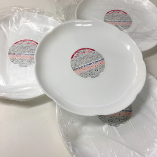 【未使用】ヤマザキパンまつり白いお皿4枚