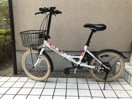 ミニベロ20インチ　使用期間5ヵ月　折りたたみ自転車　6段変速　美品